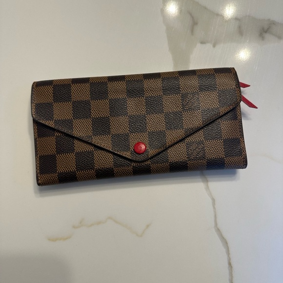 Louis Vuitton Sarah wallet in Damier ebene - Picture 2 of 5